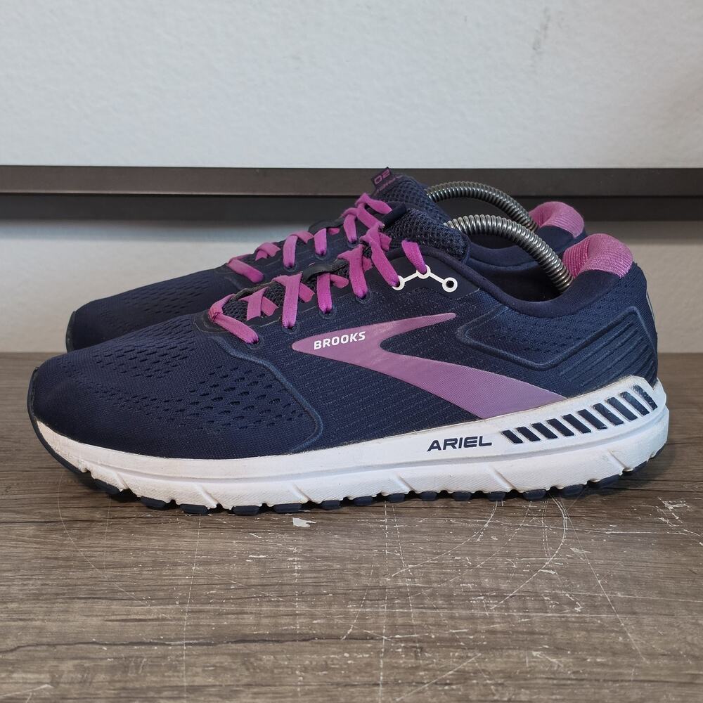 Brooks Ariel 20 Women's Walking Shoes Sneakers Size 11.5 Medium Blue/Purple